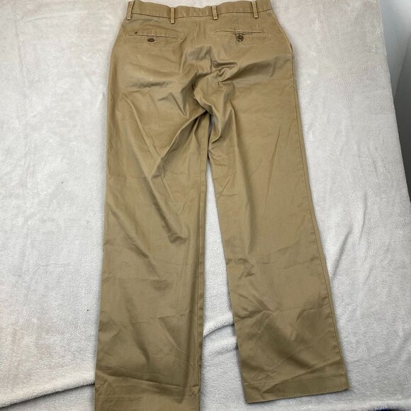 Dockers Mens Pants 32x32 Straight Fit D2 Khaki Straight Leg Flat Front Workwear - Picture 10 of 10